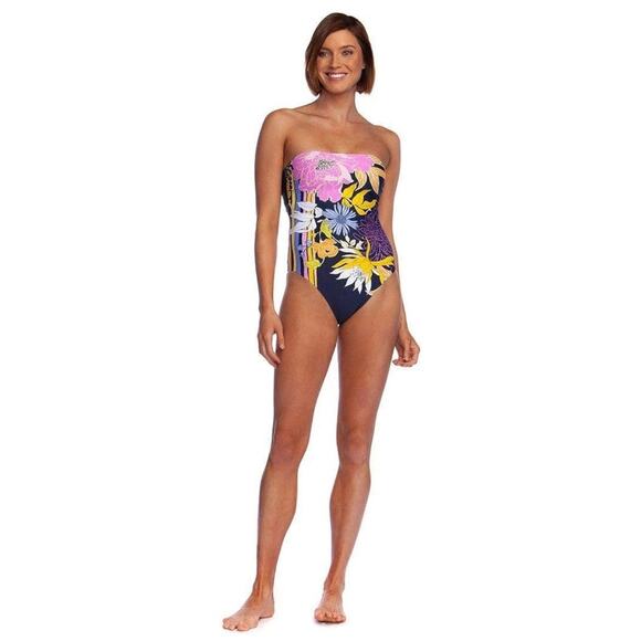 Trina Turk Bal Harbour Floral Bandeau One Piece
Swimsuit Size 6 - Picture 4 of 10